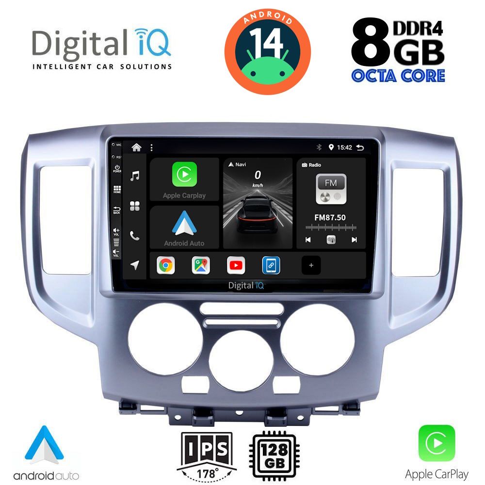 DIGITAL IQ BXF 7458_CPA (9inc) MULTIMEDIA TABLET for NISSAN NV 200 mod. 2009&gt;