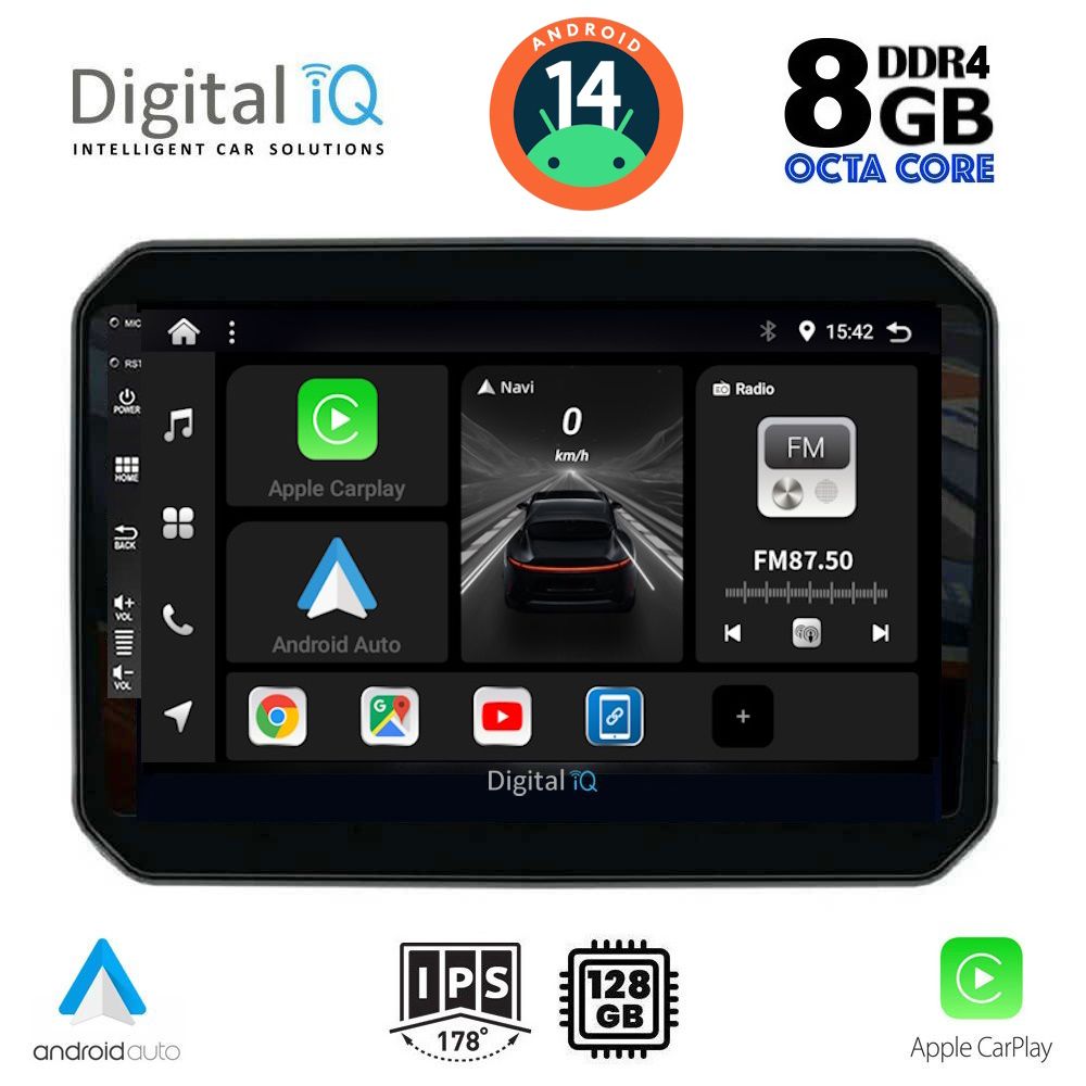 DIGITAL IQ BXF 7676_CPA (9inc) MULTIMEDIA TABLET for SUZUKI IGNIS mod. 2016>