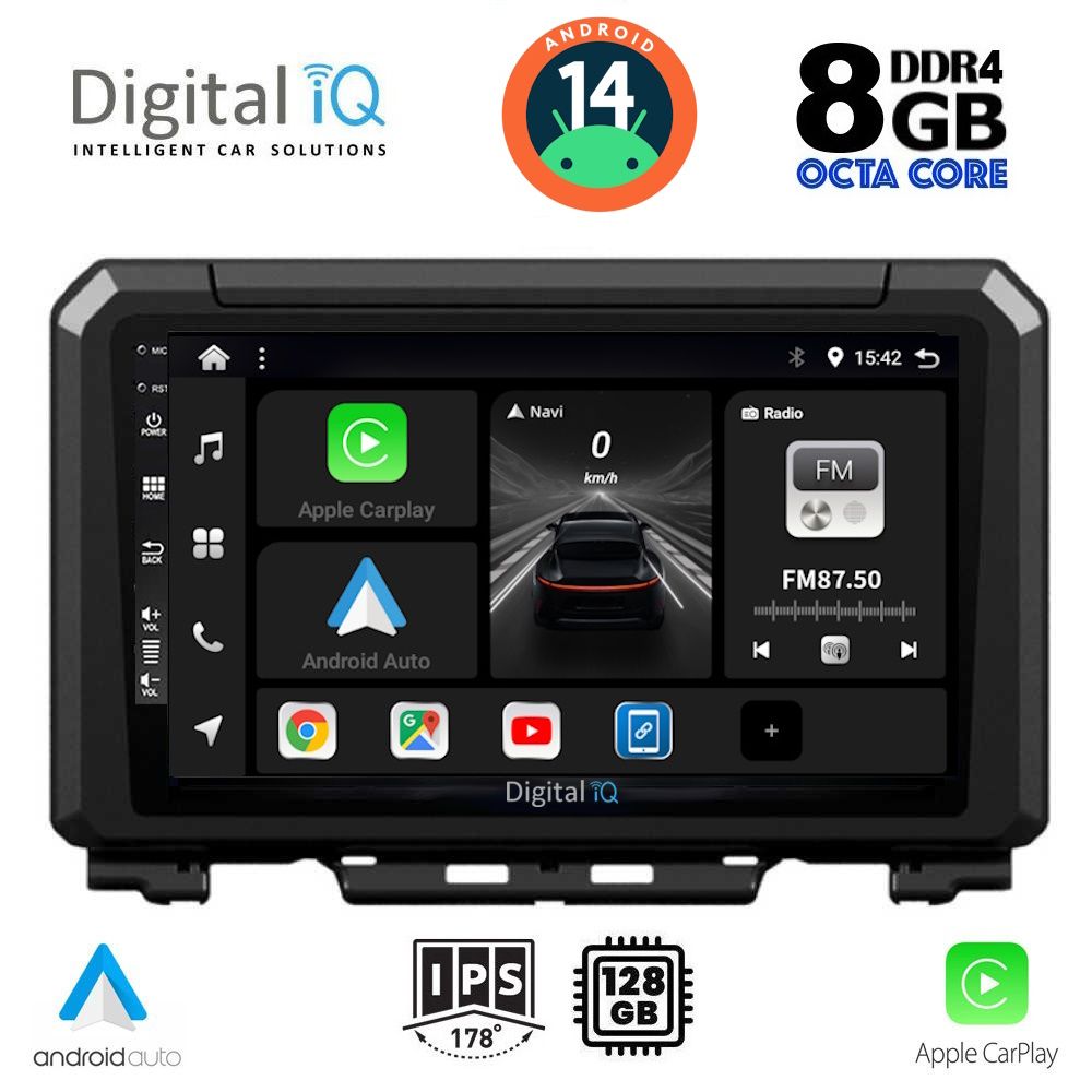 DIGITAL IQ BXF 7679_CPA (9inc) MULTIMEDIA TABLET for SUZUKI JIMNY mod. 2017>