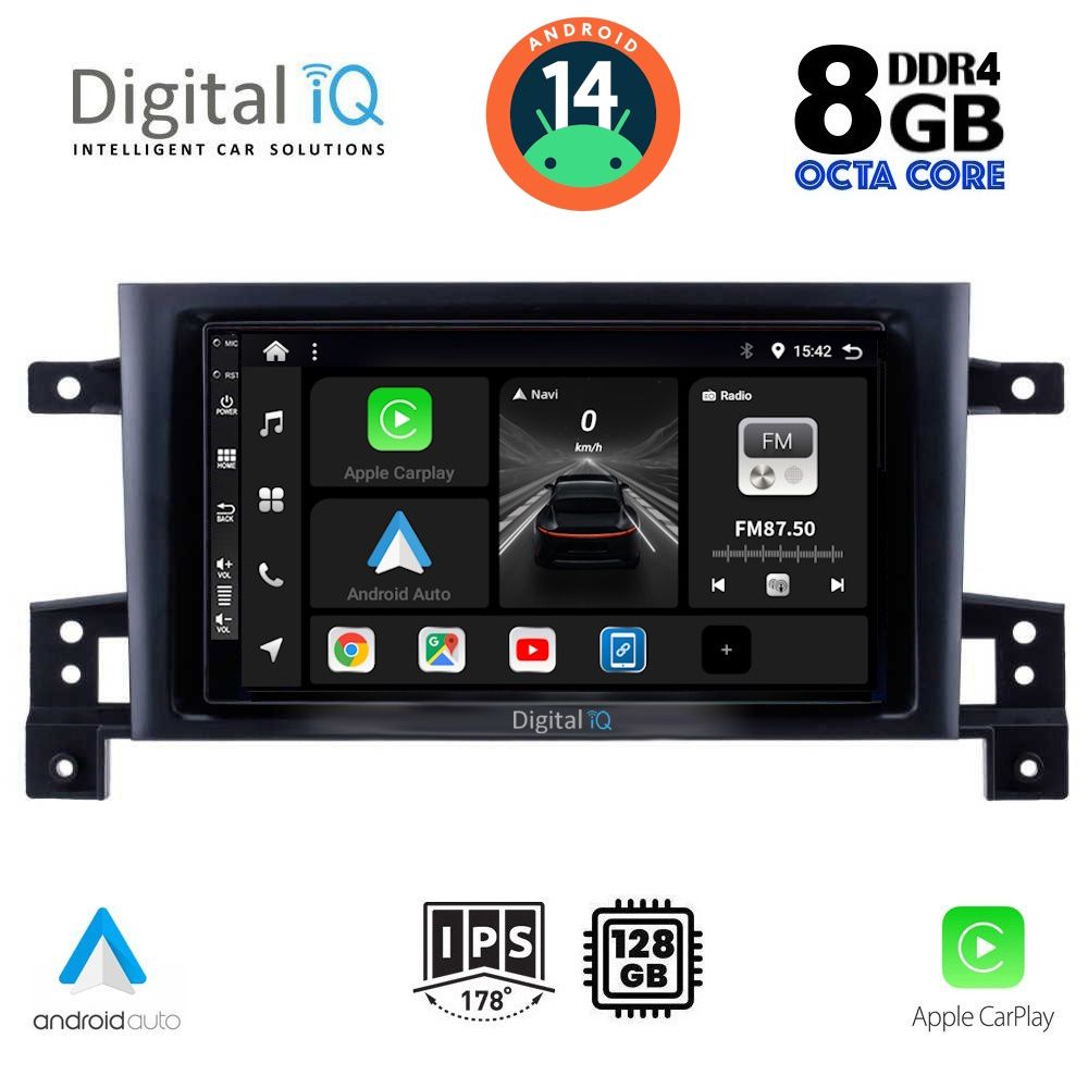 DIGITAL IQ BXF 7696_CPA (9inc) MULTIMEDIA TABLET for SUZUKI GRAND VITARA mod. 2005-2015