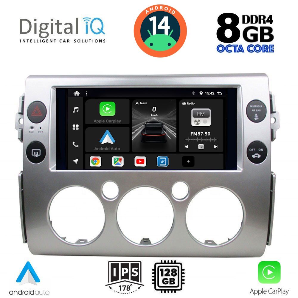 DIGITAL IQ BXF 7717_CPA (9inc) MULTIMEDIA TABLET for TOYOTA FJ CRUISER mod. 2007-2013