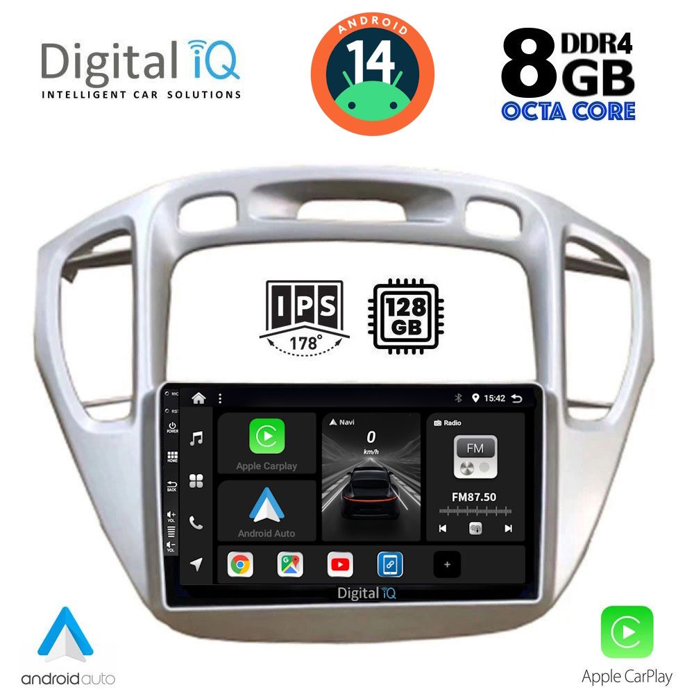 DIGITAL IQ BXF 7718_CPA (9inc) MULTIMEDIA TABLET for TOYOTA HIGHLANDER mod. 2002-2009