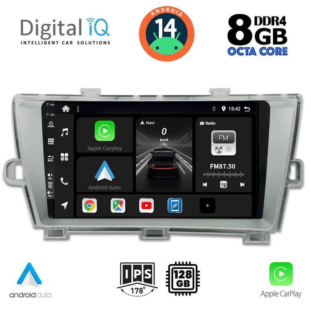 DIGITAL IQ BXF 7726_CPA (9inc) MULTIMEDIA TABLET for TOYOTA PRIUS mod. 2009-2015