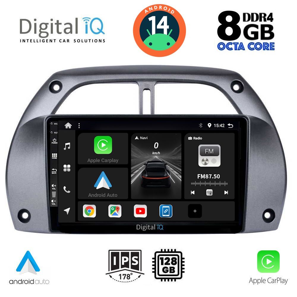 DIGITAL IQ BXF 7730_CPA A/C (9inc) MULTIMEDIA TABLET for TOYOTA RAV 4 mod. 2000-2006