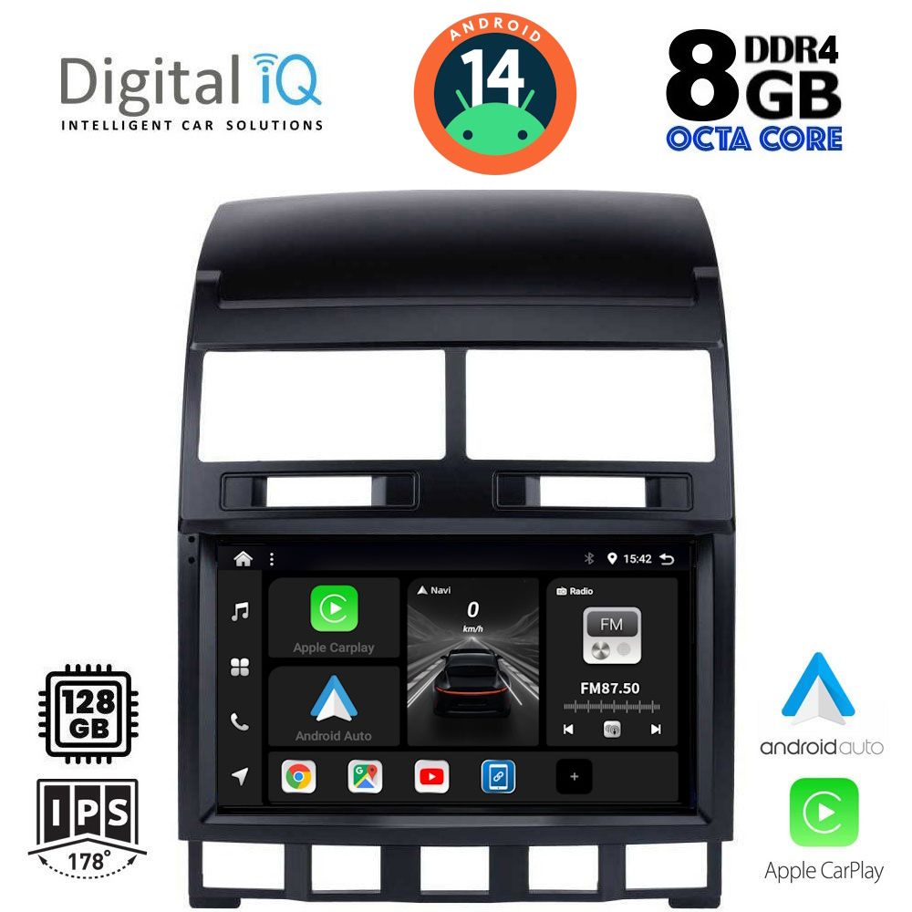 DIGITAL IQ BXF 7765_CPA (9inc) MULTIMEDIA TABLET for VW TOUAREG mod. 2003-2011