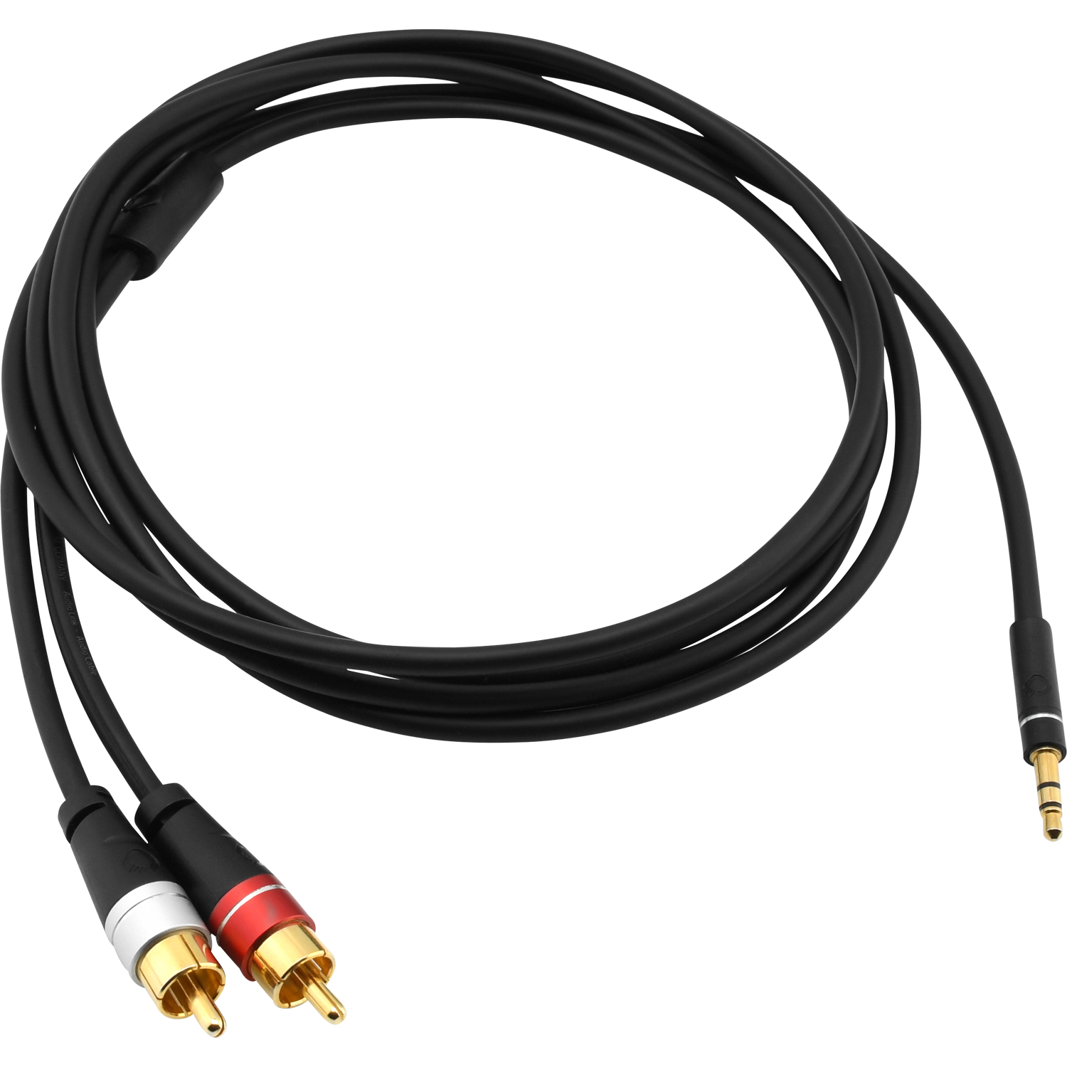 Oehlbach Audio Jack RCA Link Stereo audio cable JACK to 2x RCA LINK 2 m Black 27428