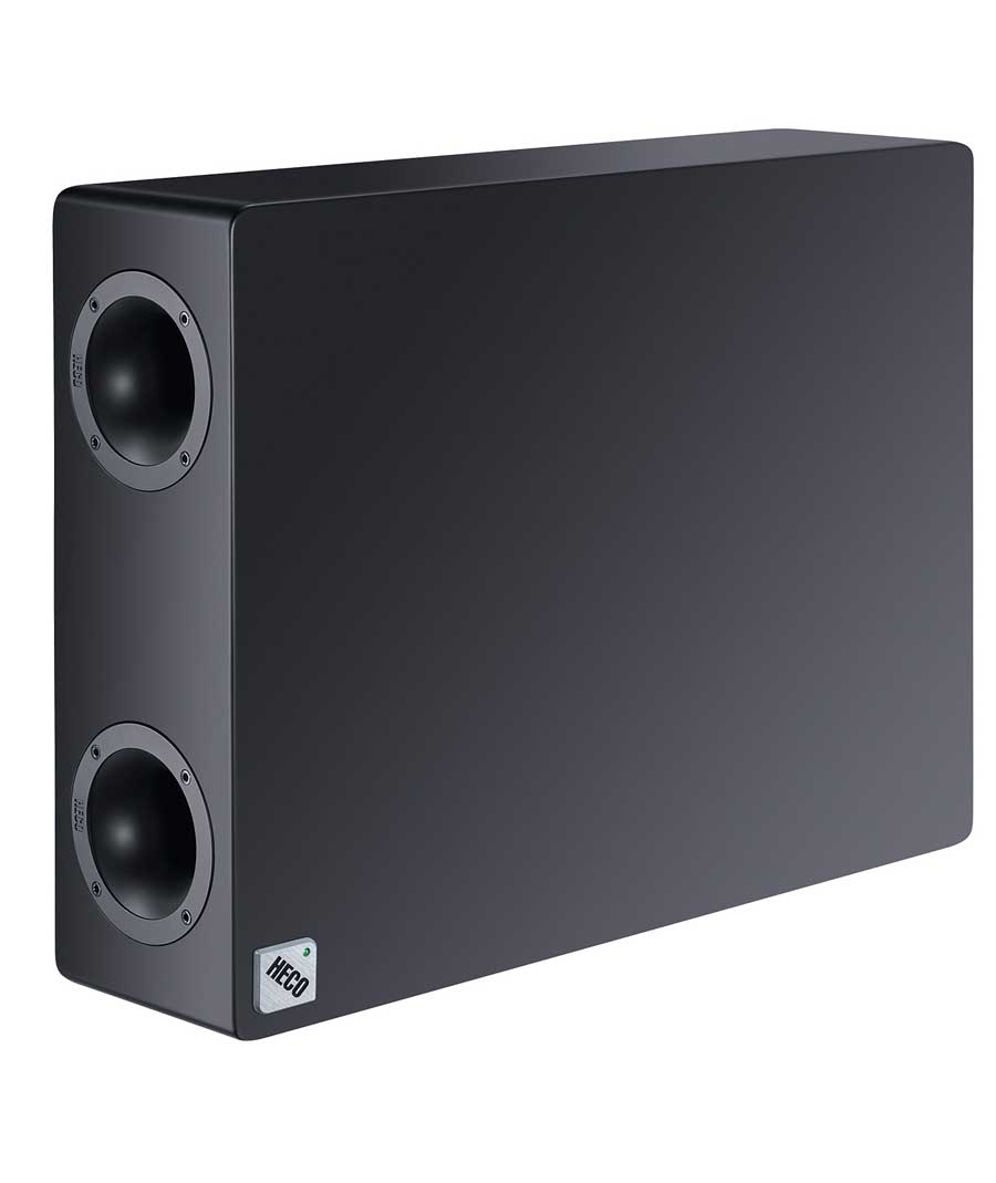 HECO Ambient 88 F Επιτοίχιο Ενεργό Subwoofer 8" 125W RMS Black (Τεμάχιο) 26886