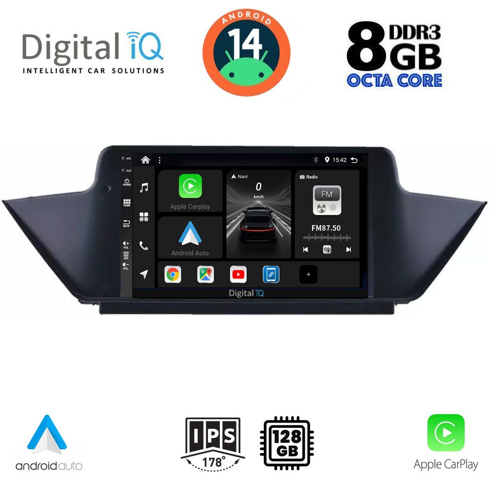 DIGITAL IQ BXF 7056_CPA (10inc) MULTIMEDIA for BMW X1 mod. 2009-2015