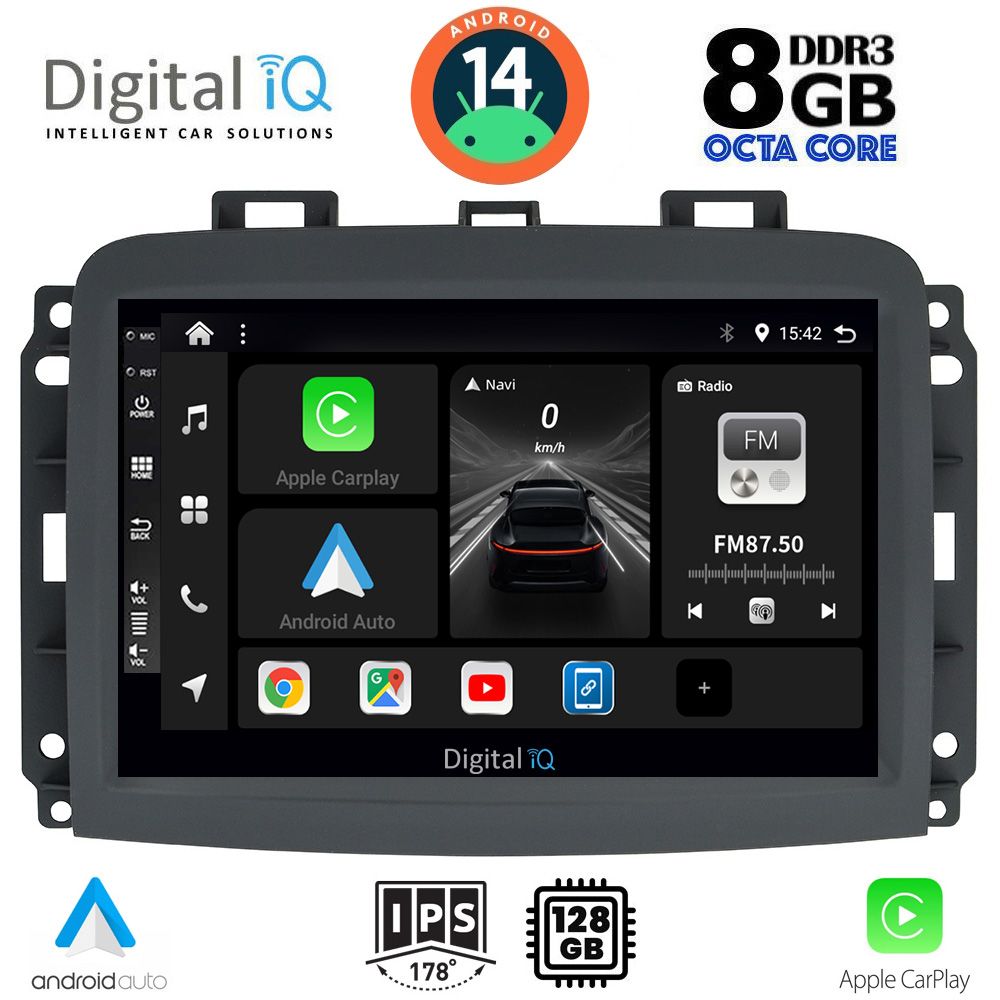 DIGITAL IQ BXF 7132_CPA (10inc) MULTIMEDIA TABLET for FIAT 500L mod. 2012&gt;