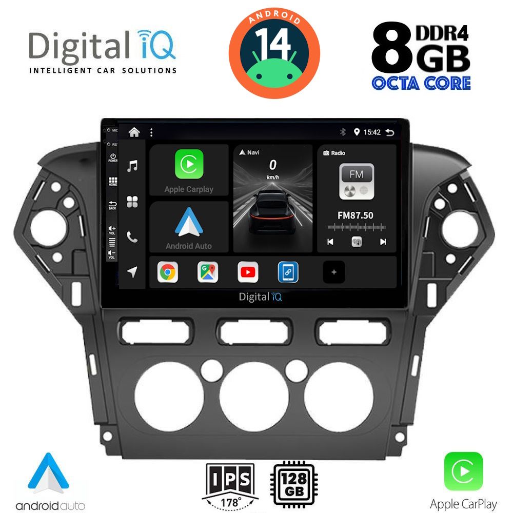 DIGITAL IQ BXF 7163_CPA A/C (10inc) MULTIMEDIA TABLET for FORD MONDEO mod. 2011-2013