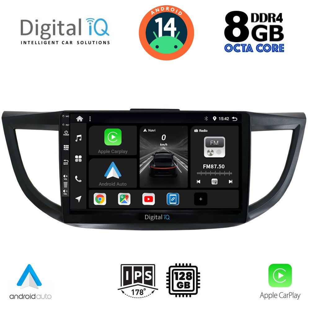 DIGITAL IQ BXF 7198_CPA (10inc) MULTIMEDIA TABLET for HONDA CRV mod. 2013-2017