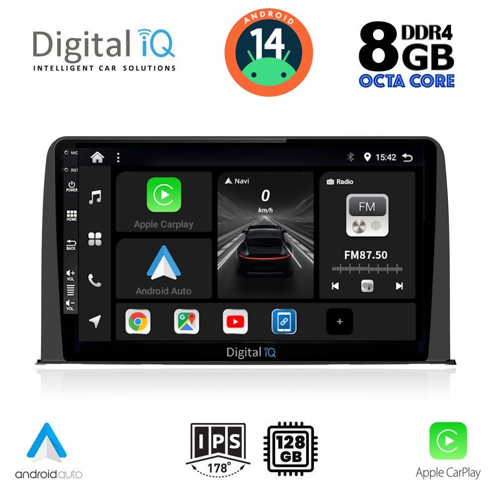 DIGITAL IQ BXF 7199_CPA (10inc) MULTIMEDIA TABLET for HONDA CRV mod. 2017&gt;