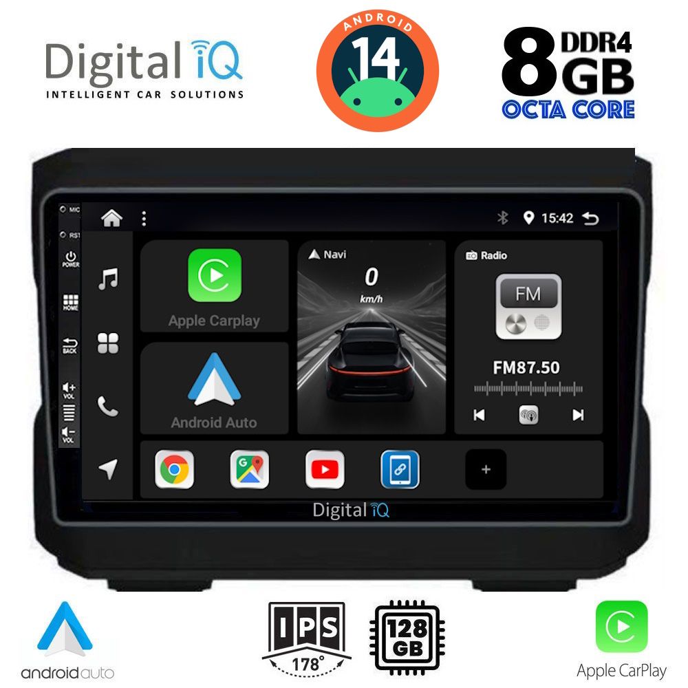 DIGITAL IQ BXF 7272_CPA (10inc) MULTIMEDIA TABLET for JEEP mod. 2007-2014 - DODGE mod. 2007&gt;