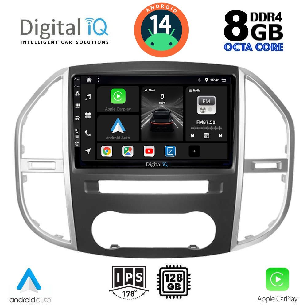 DIGITAL IQ BXF 7429_CPA (10inc) MULTIMEDIA TABLET for MERCEDES VITO – VIANO (W447) mod. 2015>