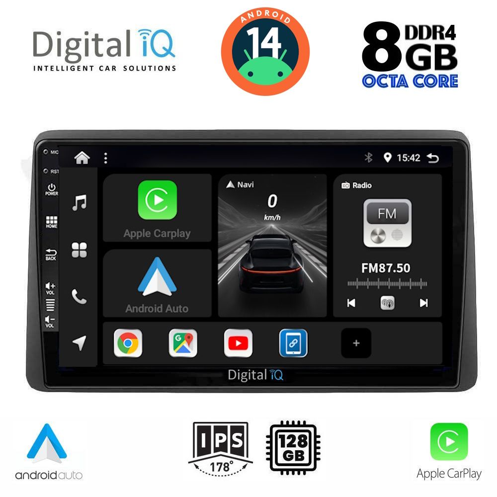 DIGITAL IQ BXF 7450_CPA (10inc) MULTIMEDIA TABLET for NISSAN NAVARA D22 mod. 1998-2004