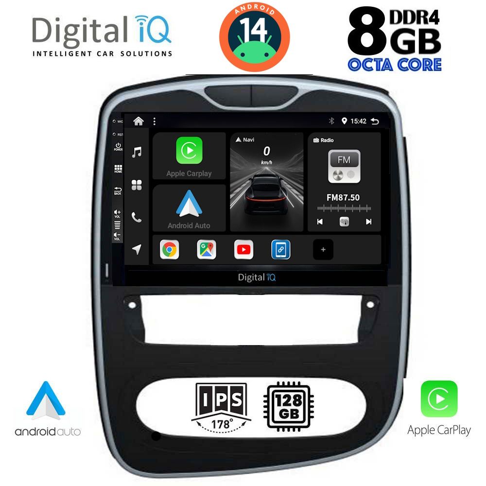 DIGITAL IQ BXF 7545_CPA (10inc) MULTIMEDIA TABLET for RENAULT CLIO mod. 2016&gt;