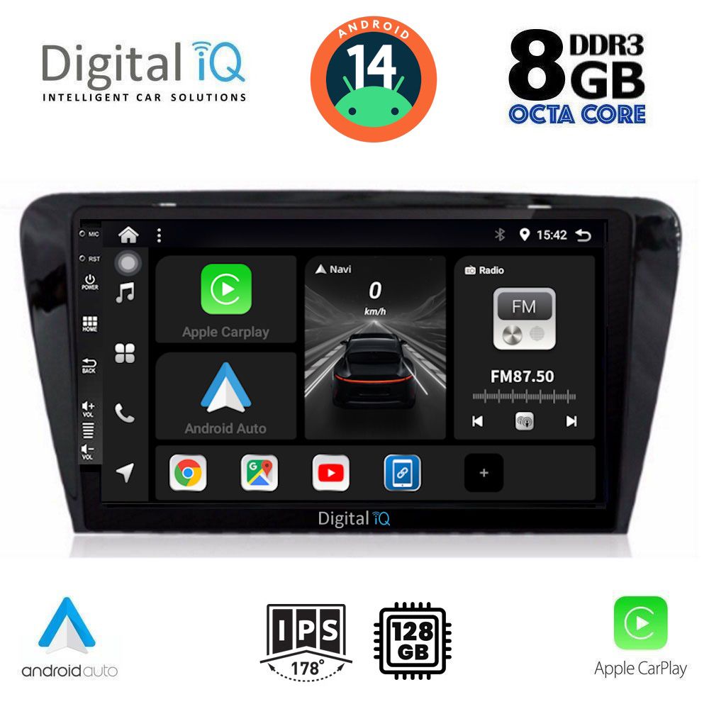 DIGITAL IQ BXF 7597_CPA (10inc) MULTIMEDIA TABLET for SKODA OCTAVIA 7 mod. 2013-2021