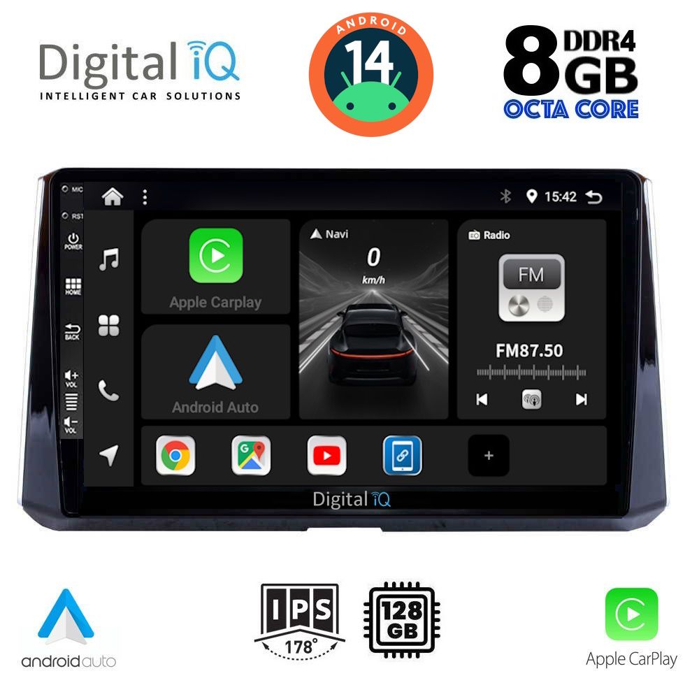 DIGITAL IQ BXF 7716_CPA (10inc) MULTIMEDIA TABLET for TOYOTA COROLLA mod. 2019&gt;