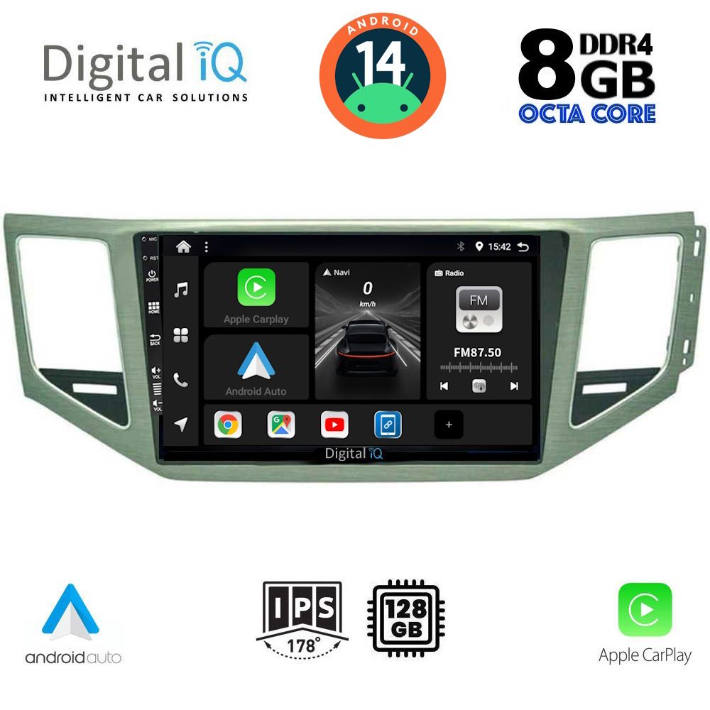 DIGITAL IQ BXF 7745_CPA (10inc) MULTIMEDIA TABLET for VW GOLF SPORTSVAN mod. 2014&gt;