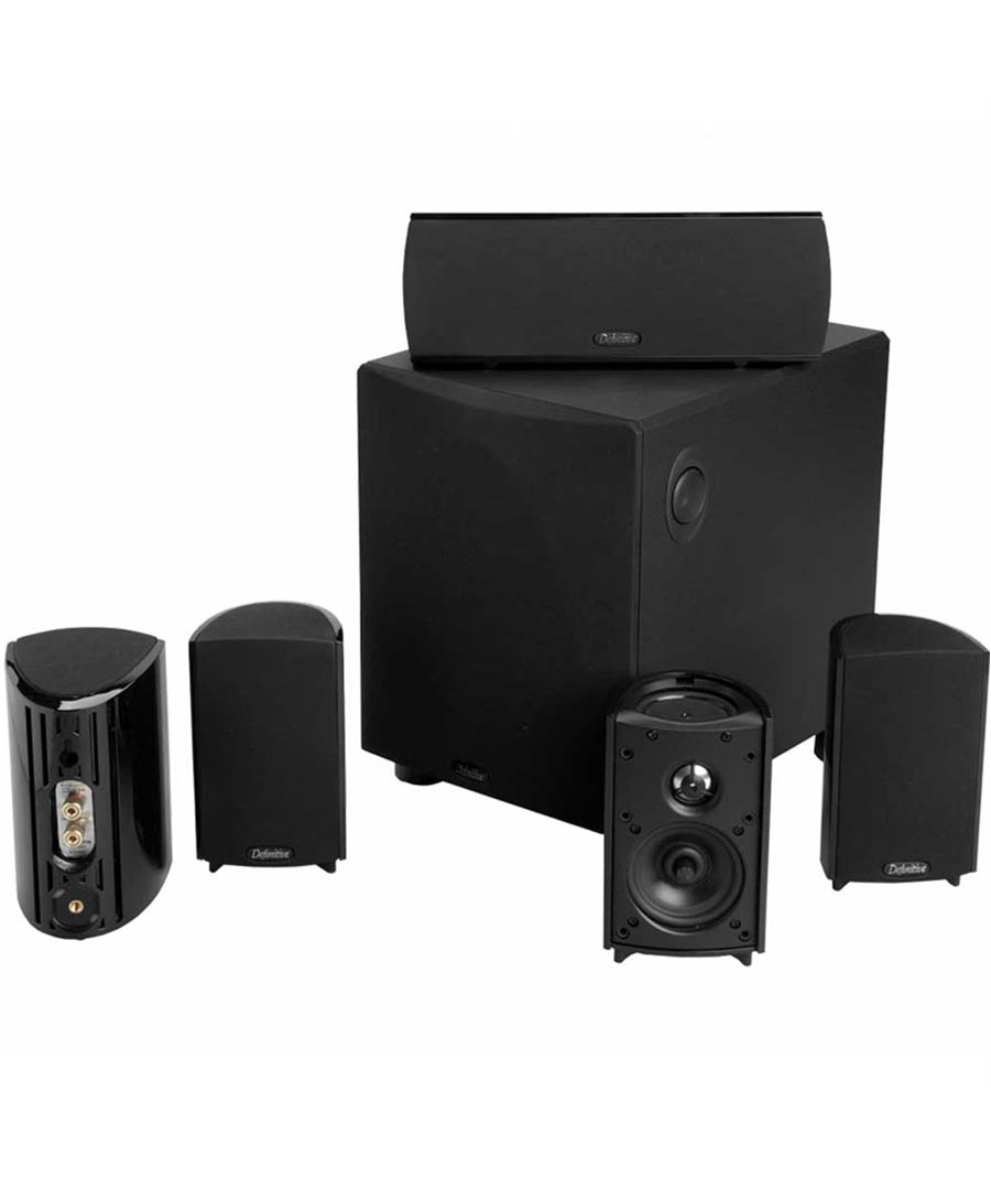 Definitive Technology Σετ Ηχείων Home Cinema 5.1 ProCinema 600 150W Black (Σετ) 27749