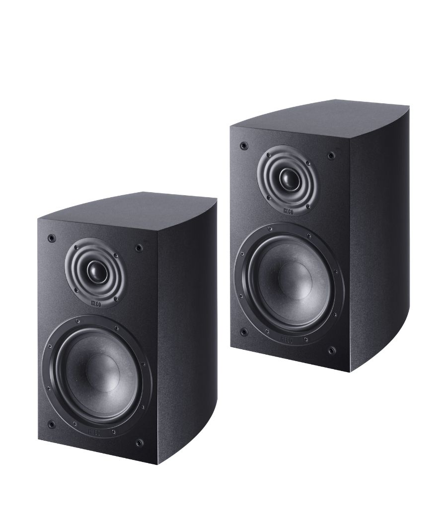 HECO Victa Elite 302 Black Ηχεία Βιβλιοθήκης 6,5'' 2-Way Bass Reflex 80W RMS (Ζεύγος) 26715