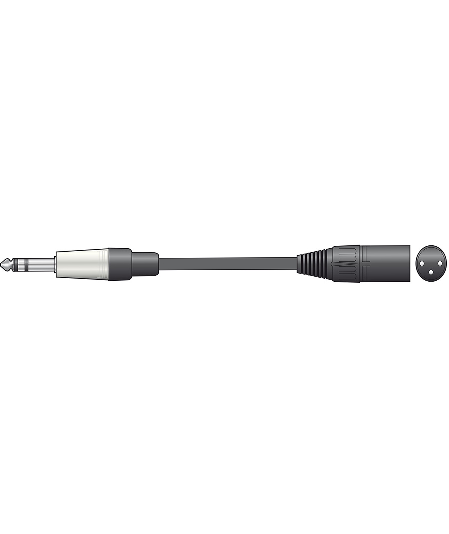 S6J-XM300 Kαλώδιο Ήχου 6.3mm TRS Jack Plug - XLR Male 3m (Τεμάχιο) 19986