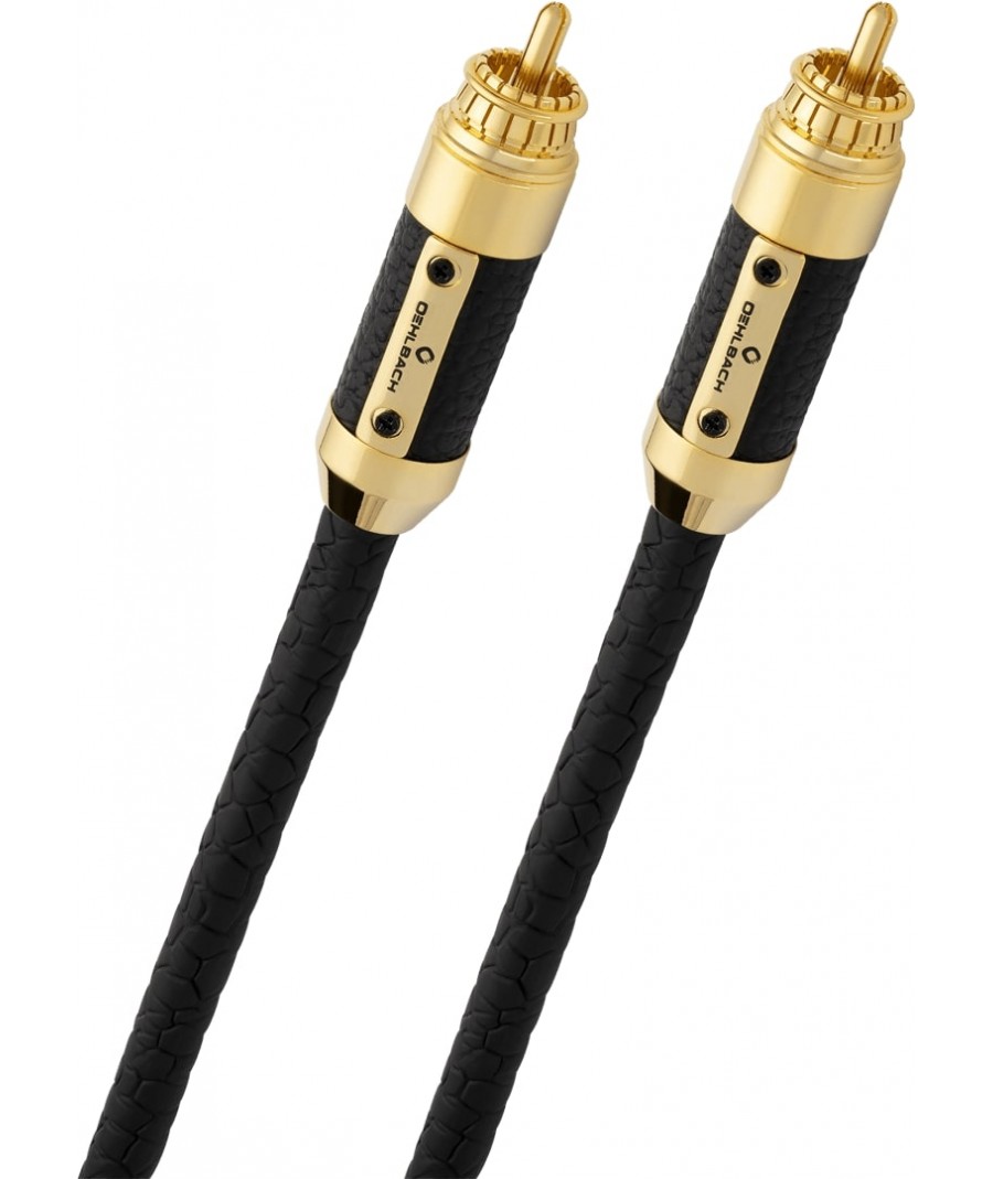 Oehlbach Black Connection Master High End Διπλό NF RCA Καλώδιο 0.50m ( Τεμάχιο) 19010