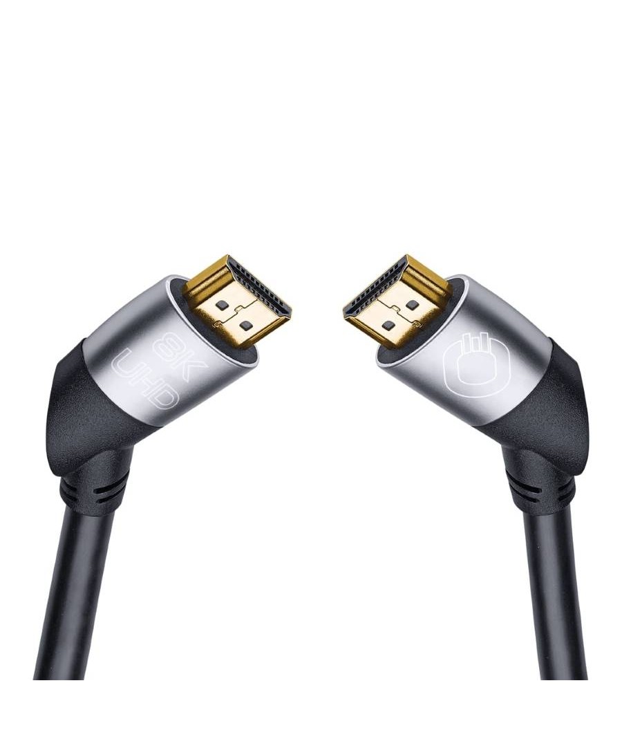 Oehlbach Easy Connect UHD Καλώδιο HDMI® 2.1 8K/60HZ ιδανικό για PS5, XBOX 1,50μ (Τεμάχιο) 18805