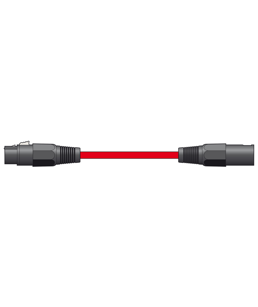 XF-XM150RD Καλώδιο Μικροφώνου XLR Θηλυκό - XLR Αρσενικό 1.5m Κόκκινο (Τεμάχιο) 18378