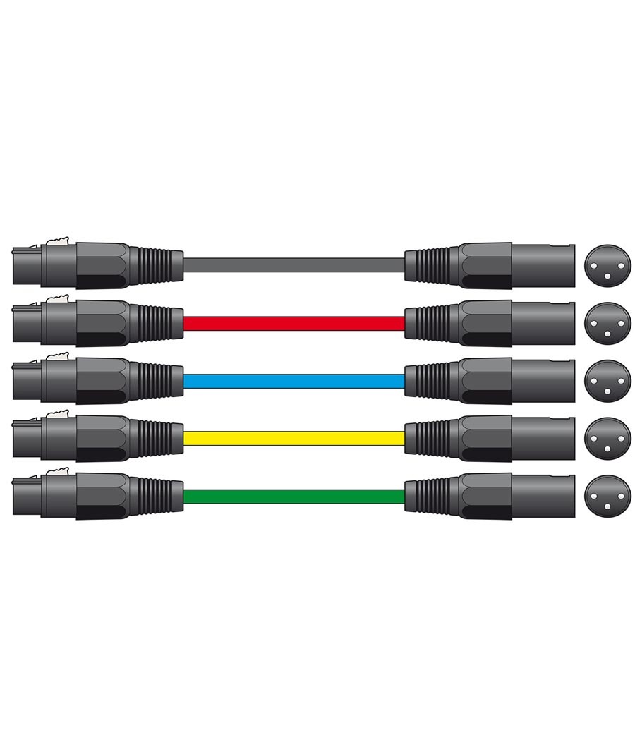 XF-XM150BK Καλώδια Μικροφώνου XLR Female - XLR Male 1.5m (Τεμάχιο) 18380