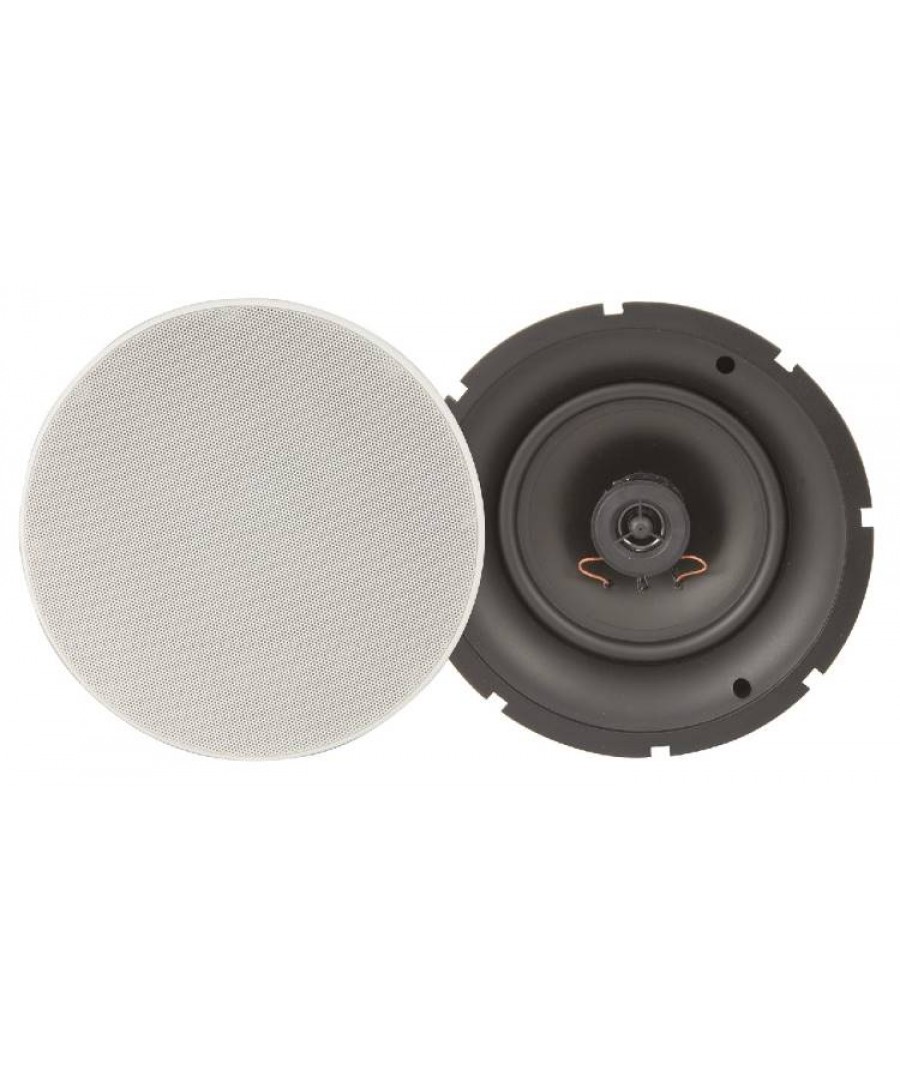 Adastra AD-SL6 Χωνευτό Ηχείο Οροφής 6.5'' 40W RMS Λευκό (Ζεύγος) 2592