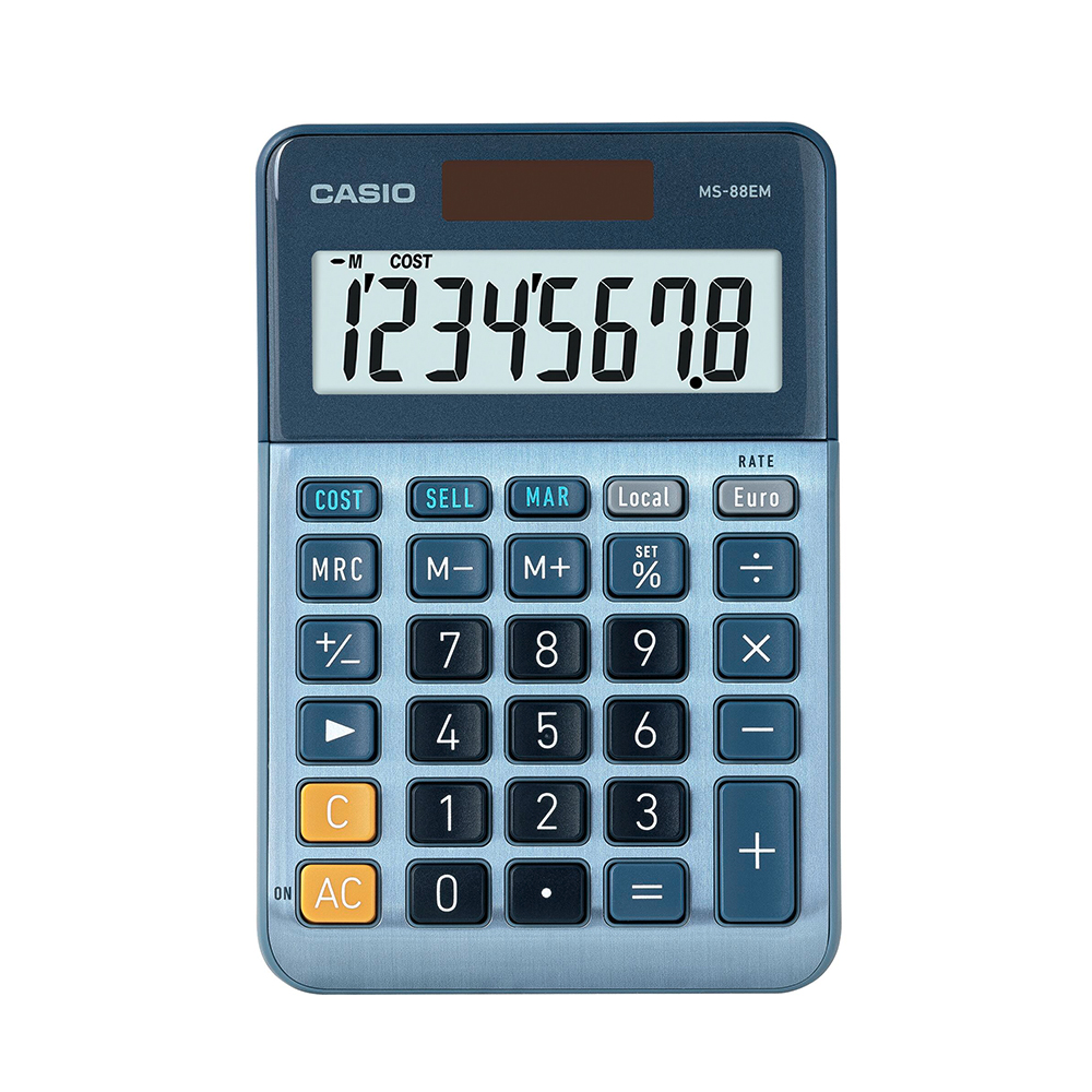 CASIO MS-88EM 8-DIGIT CALCULATOR (MS-88EM) (CASMS88EM)