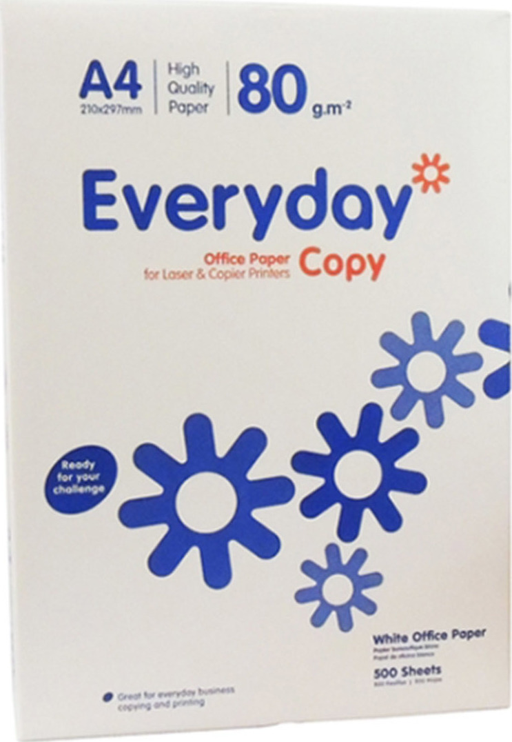 Everyday Paper Χαρτί Εκτύπωσης A4 80gr/m² 500 φύλλα Everyday Paper Χαρτί Εκτύπωσης A4 80gr/m² 500 φύλλα