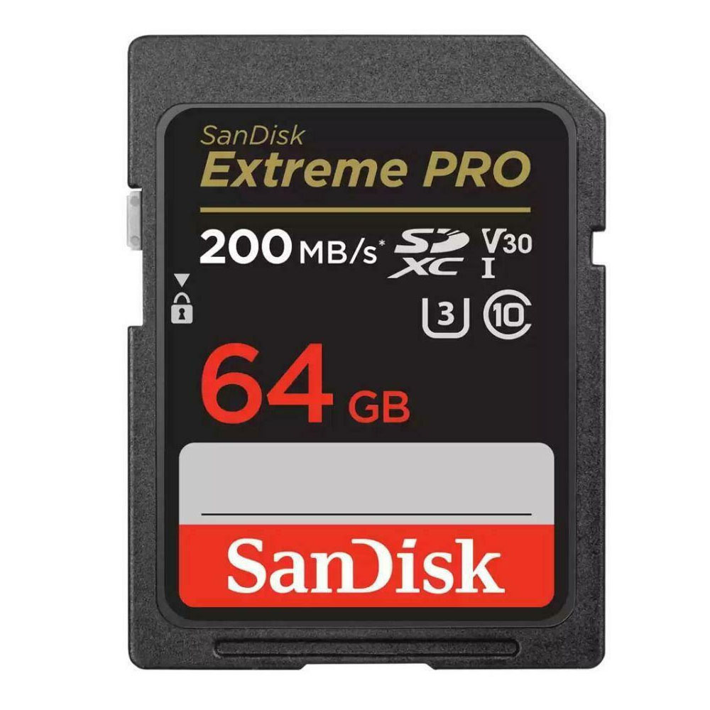 Sandisk Exrteme PRO SDXC UHS-I 64GB Card (SDSDXXU-064G-GN4IN) (SANSDSDXXU-064G-GN4IN)