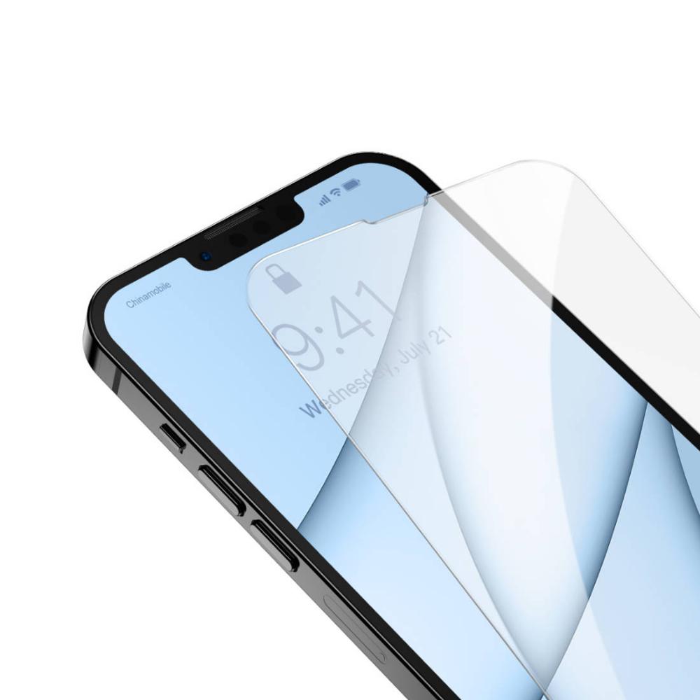 Baseus Προστατευτικό Οθόνης Tempered Glass 0.3mm για iPhone 13 Mini 2τμχ Διαφανές (SGBL020002) (BASSGBL020002)