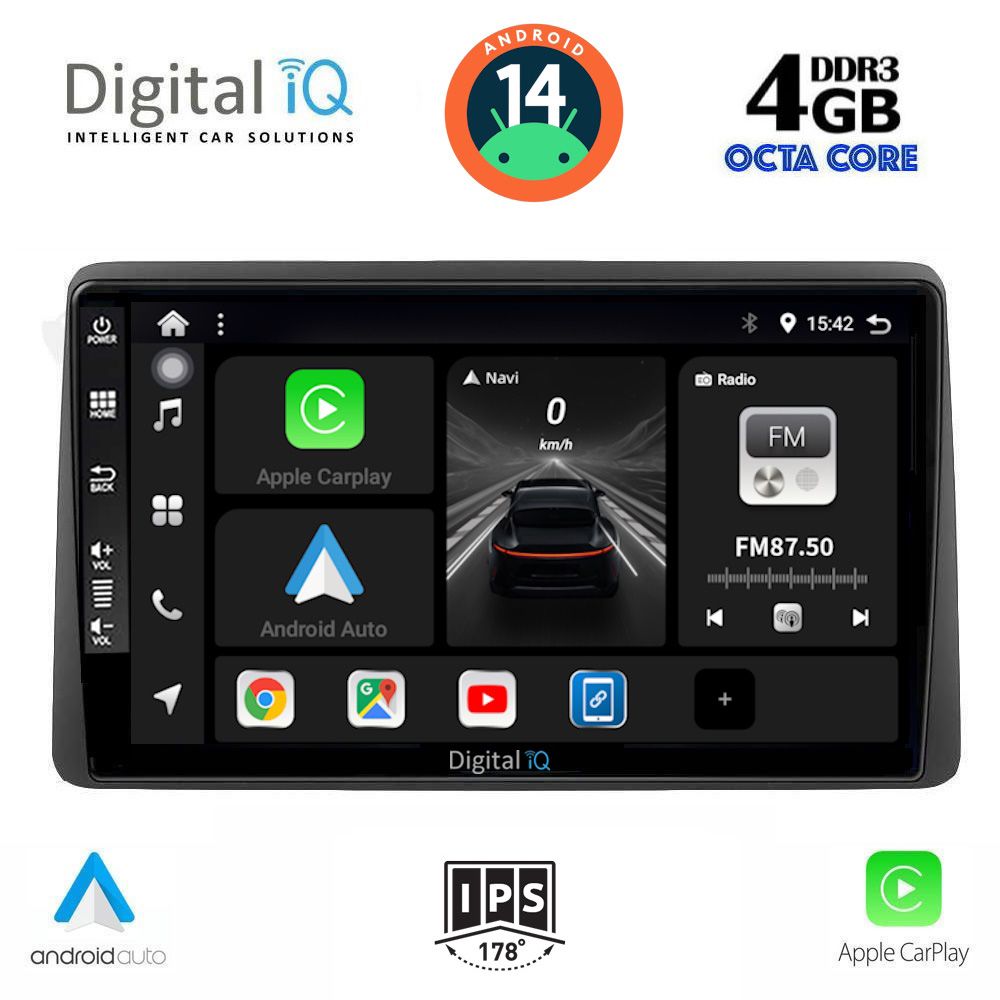 DIGITAL IQ BXF 6104_CPAA (10inc) MULTIMEDIA TABLET for DACIA DUSTER mod. 2019>