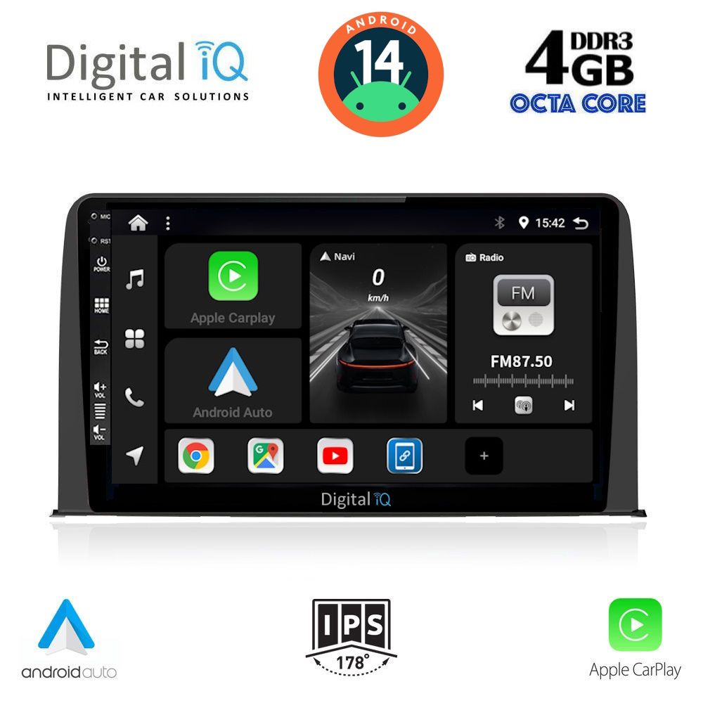 DIGITAL IQ BXF 6199_CPAA (10inc) MULTIMEDIA TABLET for HONDA CRV mod. 2017>