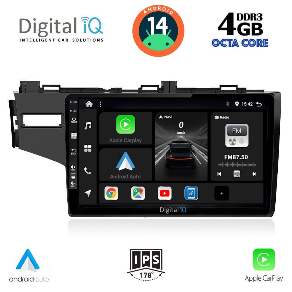 DIGITAL IQ BXF 6212_CPAA (10inc) MULTIMEDIA TABLET for HONDA JAZZ mod. 2013-2019