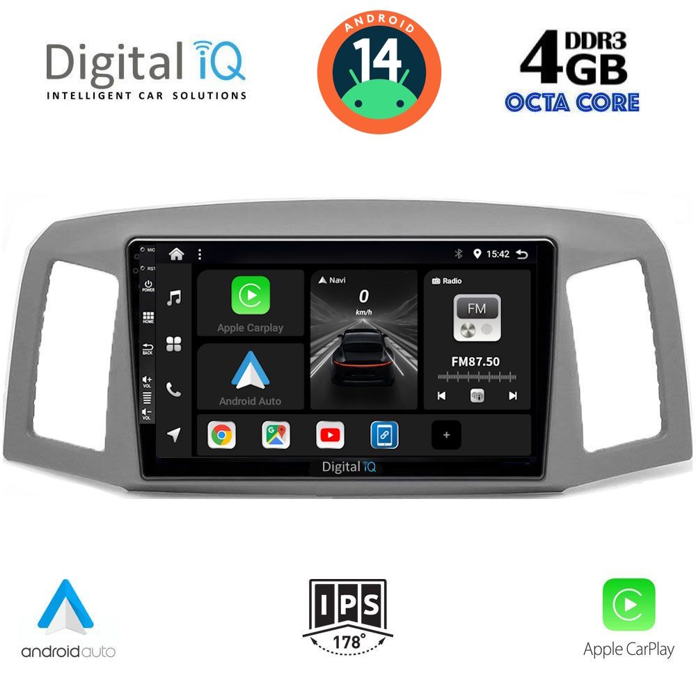 DIGITAL IQ BXF 6281_CPAA (10inc) MULTIMEDIA TABLET for JEEP GRAND CHEROKEE mod. 2005-2007