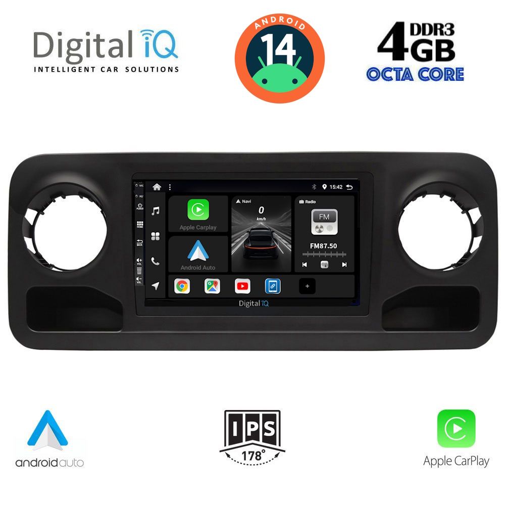 DIGITAL IQ BXF 6424_CPAA (10inc) MULTIMEDIA TABLET for MERCEDES SPRINTER mod. 2018>