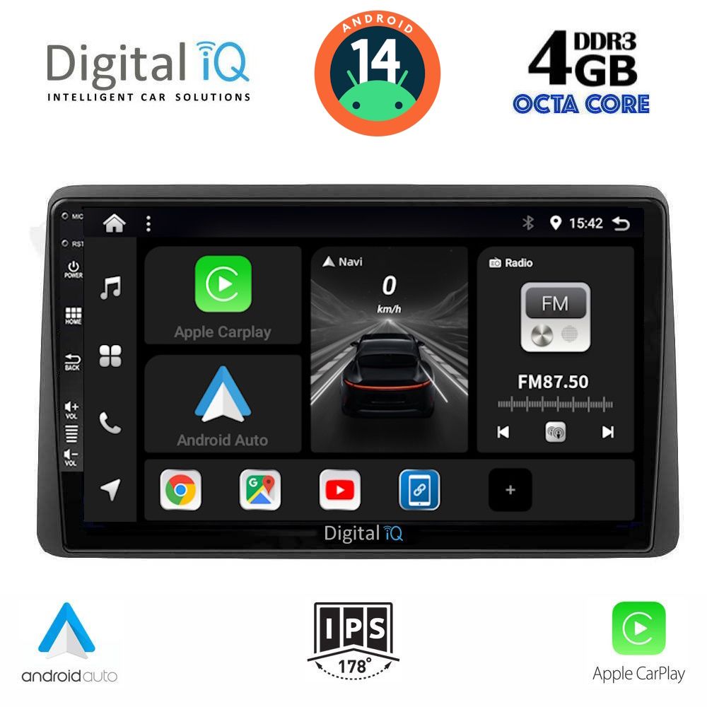 DIGITAL IQ BXF 6450_CPAA (10inc) MULTIMEDIA TABLET for NISSAN NAVARA D22 mod. 1998-2004