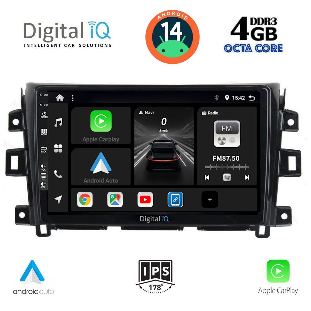 DIGITAL IQ BXF 6456_CPAA (10inc) MULTIMEDIA TABLET for NISSAN NAVARA mod. 2016>