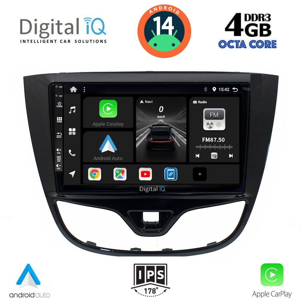 DIGITAL IQ BXF 6489_CPAA (10inc) MULTIMEDIA TABLET for OPEL KARL mod. 2014-2019