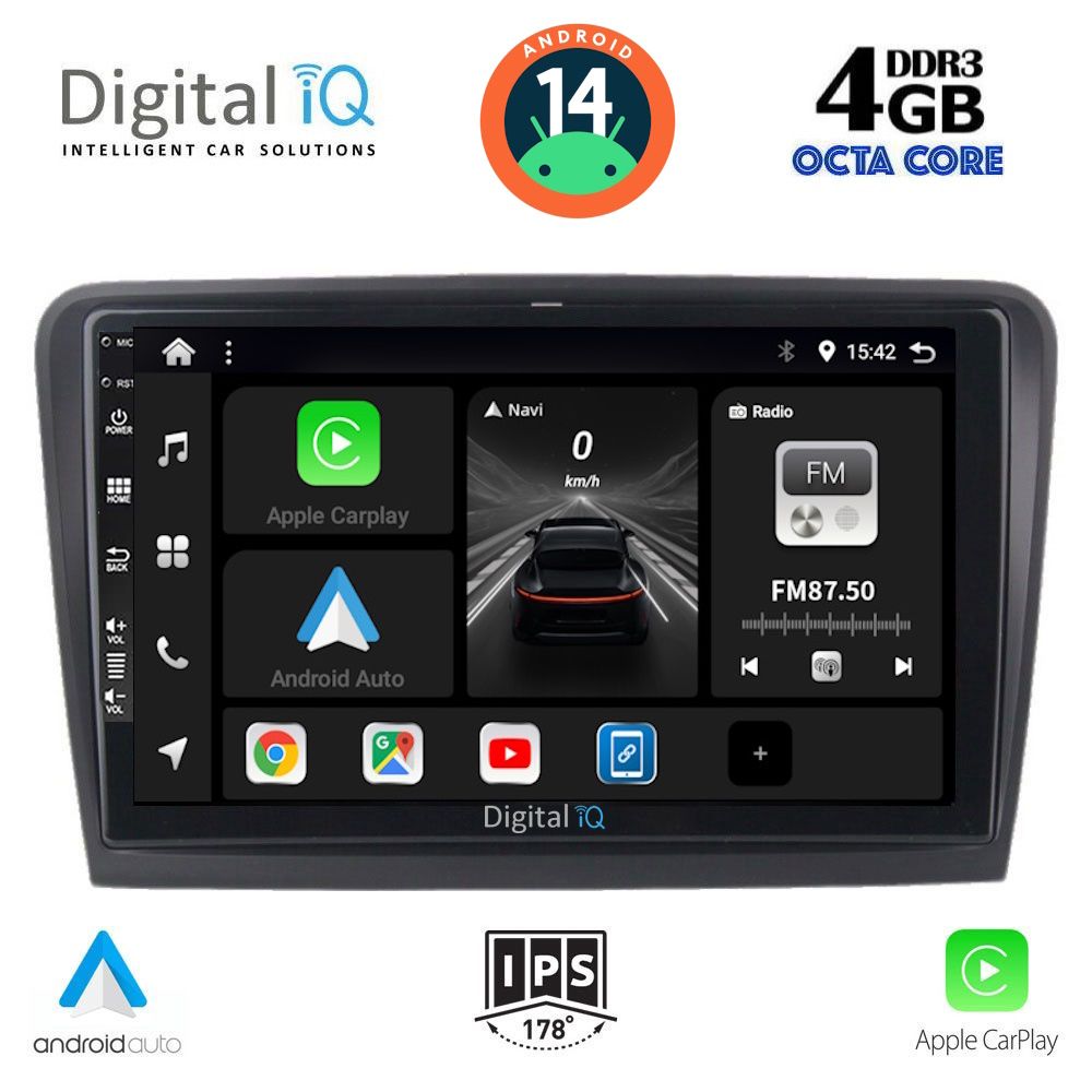 DIGITAL IQ BXF 6604_CPAA (10inc) MULTIMEDIA TABLET for SKODA SUPERB mod. 2008-2015