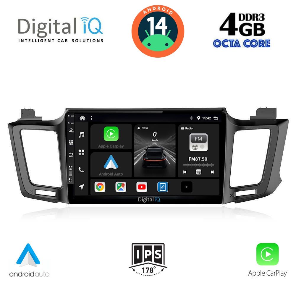 DIGITAL IQ BXF 6733_CPAA (10inc) MULTIMEDIA TABLET for TOYOTA RAV 4 mod. 2013-2019