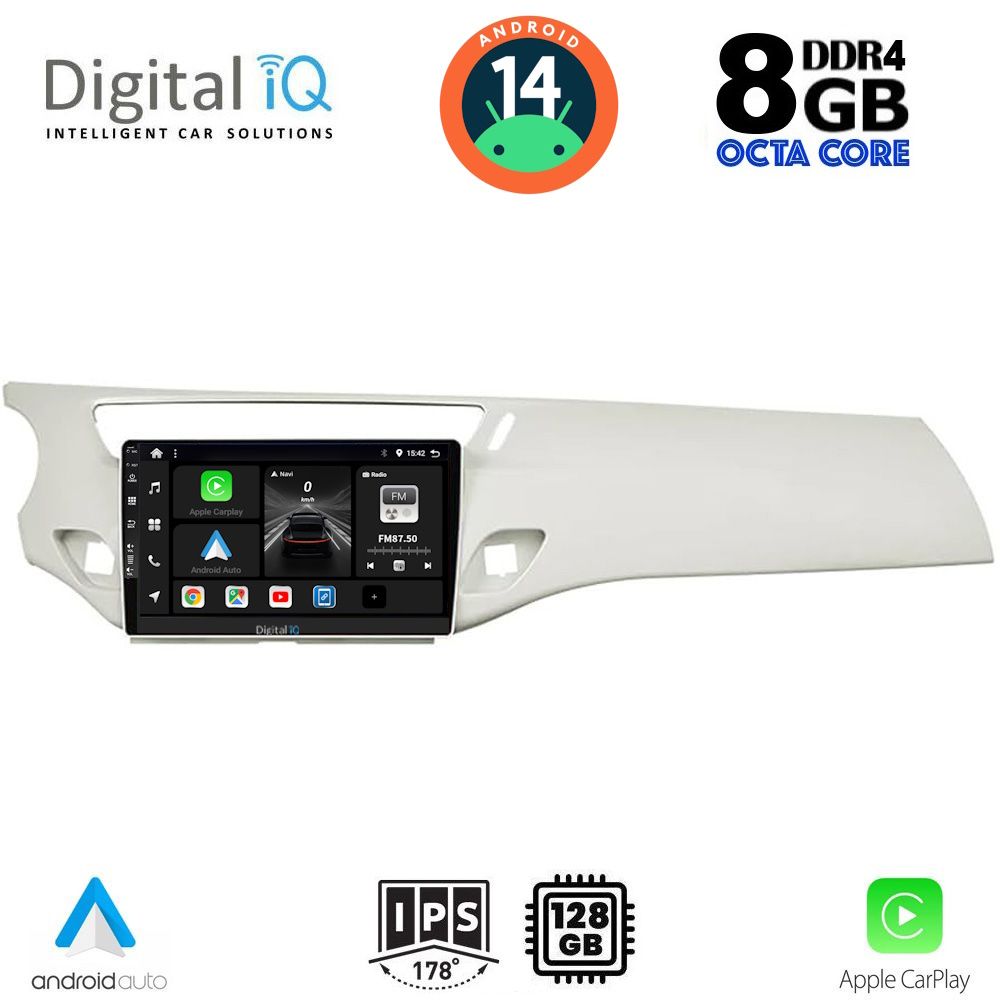 DIGITAL IQ BXF 7092_CPAA (9inc) MULTIMEDIA TABLET for CITROEN C3 - DS3 mod. 2009-2016