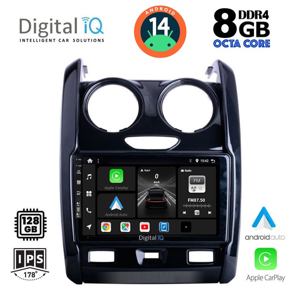 DIGITAL IQ BXF 7103_CPAA (9inc) MULTIMEDIA TABLET for DACIA DUSTER mod. 2012-2019