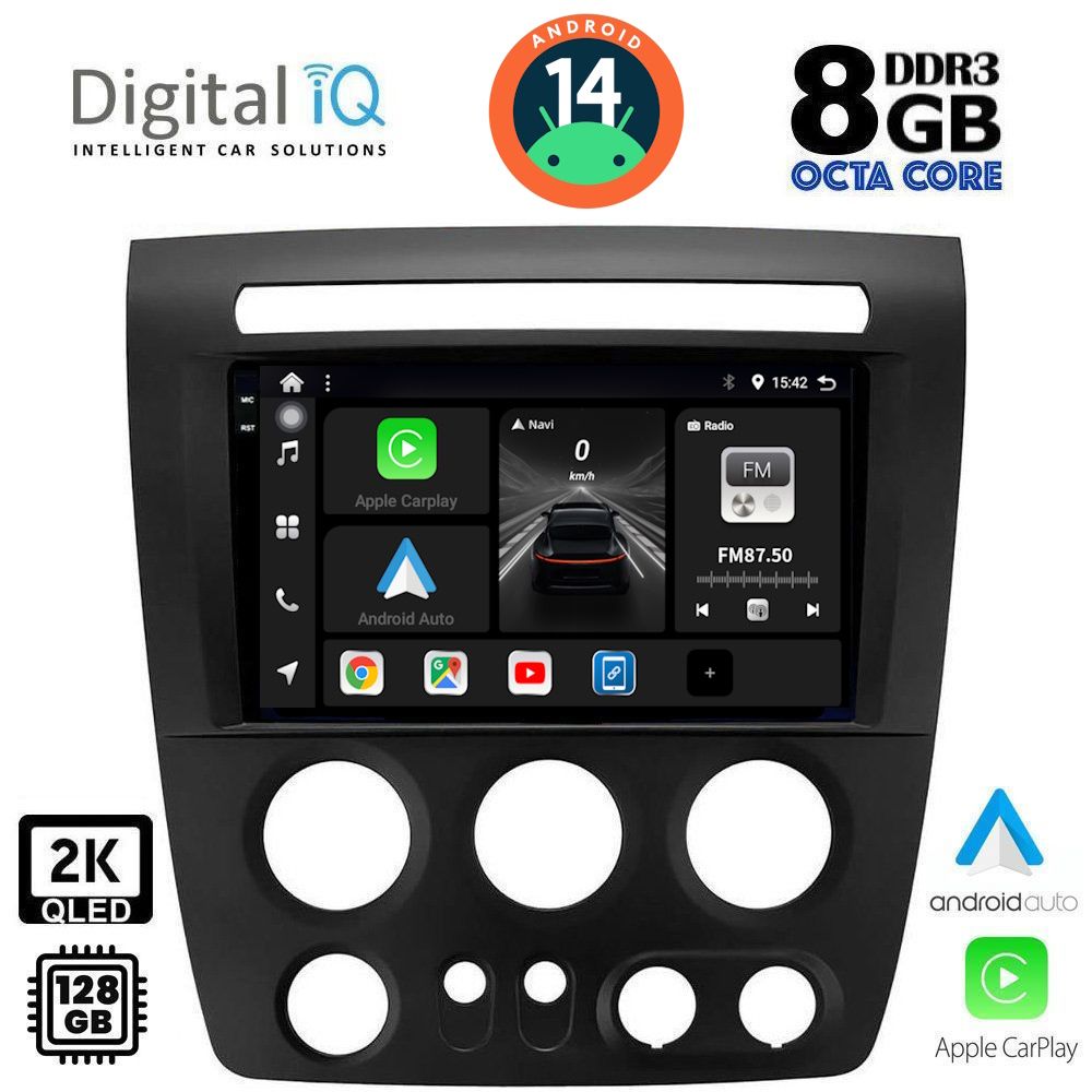 DIGITAL IQ BXF 8218_CPAA (9inc) MULTIMEDIA TABLET for HUMMER H3 mod. 2005-2009