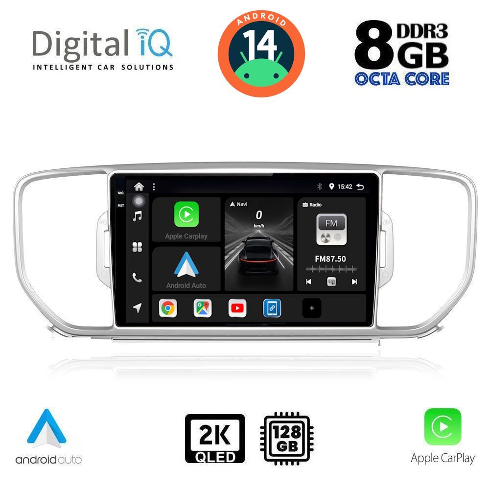 DIGITAL IQ BXF 8326_CPAA (9inc) MULTIMEDIA TABLET for KIA SPORTAGE mod. 2015-2018