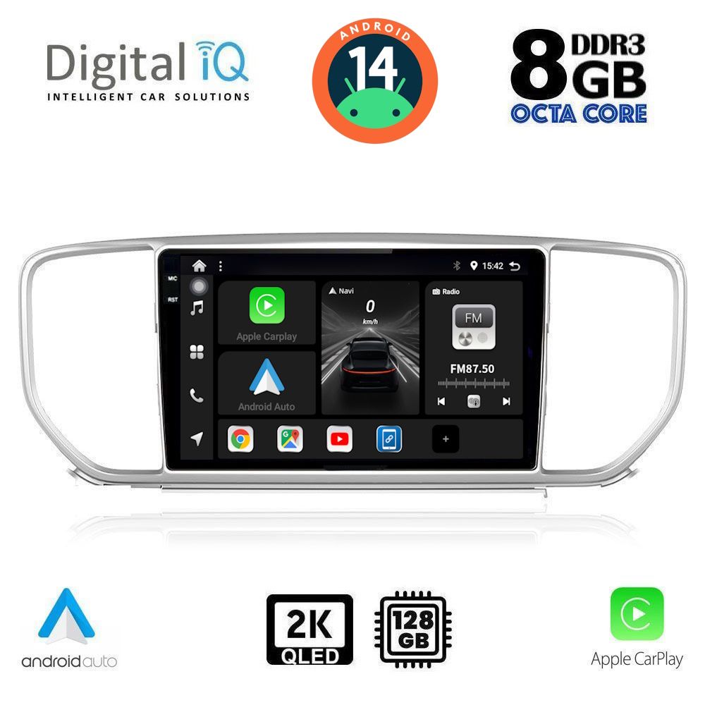 DIGITAL IQ BXF 8327_CPAA (9inc) MULTIMEDIA TABLET for KIA SPORTAGE mod. 2018&gt;